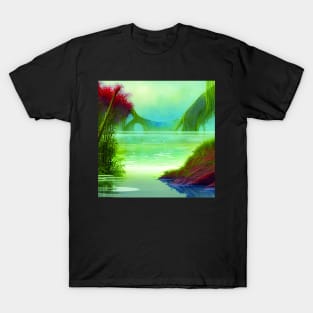 Green Jungle In The Sea T-Shirt